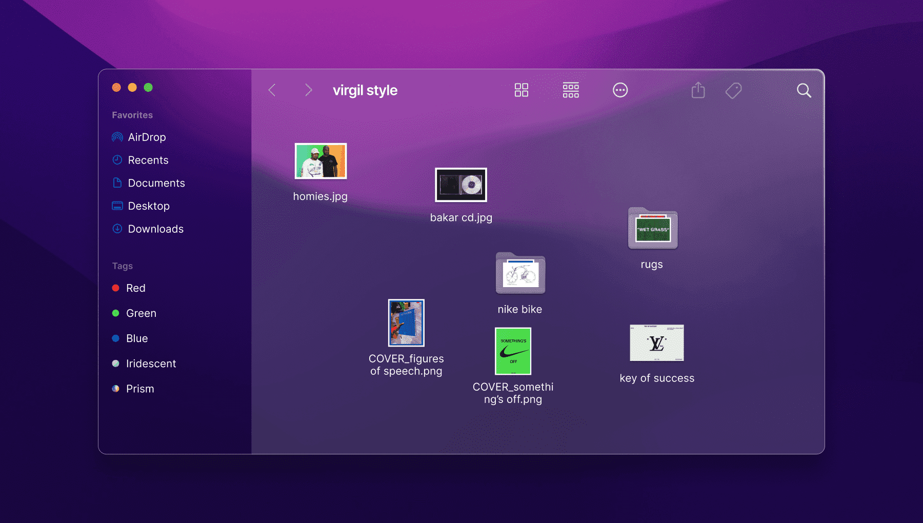 Transparent folder 2